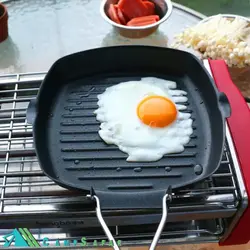 ماهیتابه گریل کمپینگ SGP سایز 24 - تابه مسافرتی GRILL