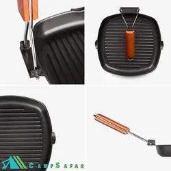 ماهیتابه گریل کمپینگ SGP سایز 24 - تابه مسافرتی GRILL