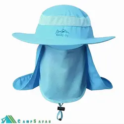 کلاه آفتابگیر کوهنوردی READY GO - سه تکه با نقاب پهن و بلند