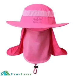 کلاه آفتابگیر کوهنوردی READY GO - سه تکه با نقاب پهن و بلند