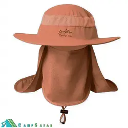 کلاه آفتابگیر کوهنوردی READY GO - سه تکه با نقاب پهن و بلند