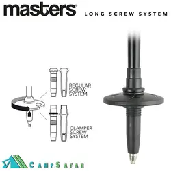 عصای کوهنوردی Masters مسترز مدل Dolomiti - کمپ سفر فروشگاه لوازم کمپ و کوهنوردی