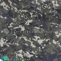 تور استتار طرح پیکسلی جنگلی - پارچه استتار آفرود - کمپ سفر فروشگاه لوازم کوهنوردی