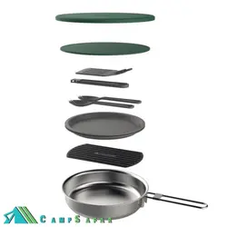 ظروف کوهنوردی استنلی مدل FRY PAN SET - کمپ سفر فروشگاه لوازم کوهنوردی و کمپینگ