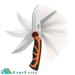 چاقو اره کمپینگ SOL مدل Stoke Pivot - کمپ سفر فروشگاه لوازم کوهنوردی