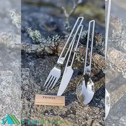 قاشق چنگال چاقو کوهنوردی پریموس مدل CampFire Cutlery - کمپ سفر فروشگاه لوازم کوهنوردی