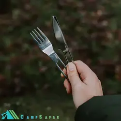 قاشق چنگال چاقو کوهنوردی پریموس مدل CampFire Cutlery - کمپ سفر فروشگاه لوازم کوهنوردی