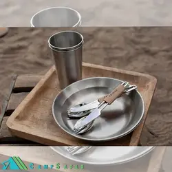 قاشق چنگال چاقو کوهنوردی پریموس مدل CampFire Cutlery - کمپ سفر فروشگاه لوازم کوهنوردی