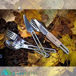 قاشق چنگال چاقو کوهنوردی پریموس مدل CampFire Cutlery - کمپ سفر فروشگاه لوازم کوهنوردی