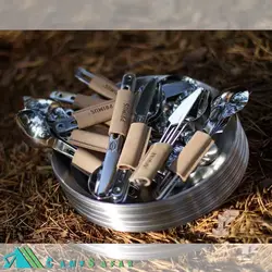 قاشق چنگال چاقو کوهنوردی پریموس مدل CampFire Cutlery - کمپ سفر فروشگاه لوازم کوهنوردی