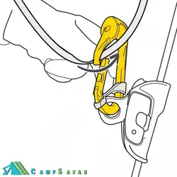 کارابین قرقره دار ساده پتزل مدل ROLLCLIP A - کمپ سفر فروشگاه لوازم کمپینگ و کوهنوردی