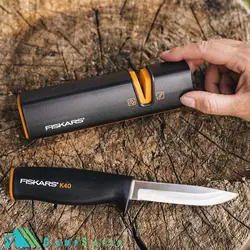 چاقو تیز کن Fiskars فیسکارس مدل XSharp - کمپ سفر فروشگاه لوازم کوهنوردی