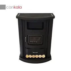 بخاری گازی شارق توس مدل اهورا طرح شومینه 140