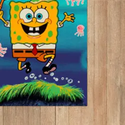فرش عروسکی طرح باب اسفنجی کد 335