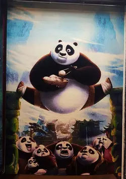 فرش عروسکی طرح پاندای کونگ فو کار کد 331