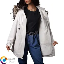 مشخصات قیمت خرید کاپشن زنانه اسپرت کوتاه طرح برشکا 1