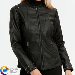 کاپشن چرم اسپرت LCW مدل 8W1406Z8 - کاپشن زنانه چرم ال سی وایکیکی - کاسپین کالا
