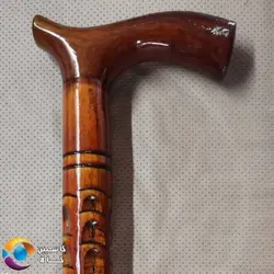 مشخصات قیمت خرید عصا چوبی طرح دار کد N90 | کاسپین کالا