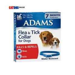 قلاده ضد کک و کنه سگ 66 سانت آدامز|پت شاپ آنلاین کت داگ آنلاین