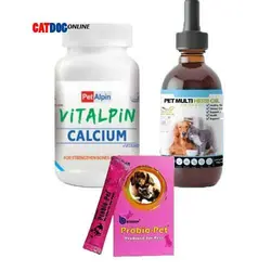 پک تقویتی سگ 3گانه|مکمل های سگ|خرید محصولات سگ|کت داگ آنلاین