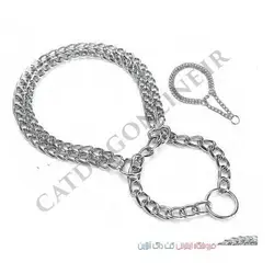 قلاده آموزشی سگ زنجیربافت در 3 سایز| پت شاپ کت داگ آنلاین