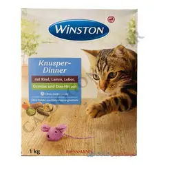غذای گربه وینستون|winston|غذای گربه آلمانی 1 کیلویی|کت داگ آنلاین