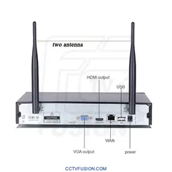 پکیج دوربین مداربسته 4کانال بیسیم (WiFi Kit 5G)