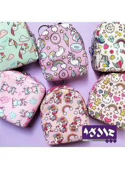 کیف هندزفری مخملی طرح کوله پشتی