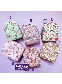 کیف هندزفری مخملی طرح کوله پشتی