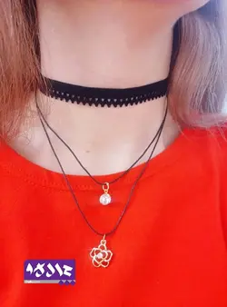چوکر ساده | گردنبند چندتایی اویزدار با تنوع بالا