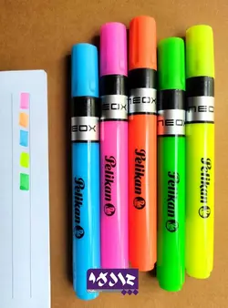 ماژیک هایلایتر پلیکان پک پنج عددی - چالکو