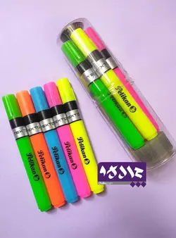 ماژیک هایلایتر پلیکان پک پنج عددی - چالکو