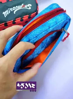 جامدادی برزنتی دو زیپ زوم‌