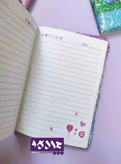 دفتر تمام پولک دو روی فانتزی