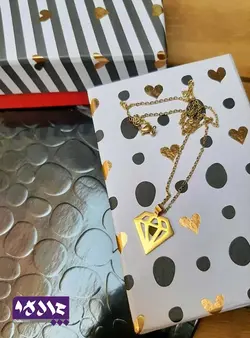 گردنبند استیل الماس