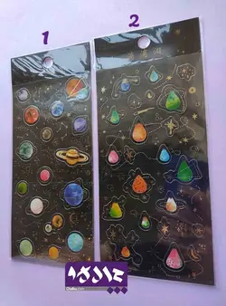 استیکر مشکی متالیک