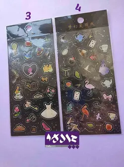 استیکر مشکی متالیک