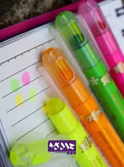 پک 4 عددی ماژیک هایلایتر ژله ای کینگ