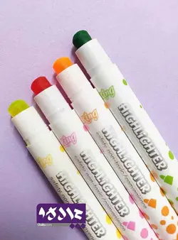 پک 4 رنگ ماژیک هایلایتر ژله ای کینگ 2