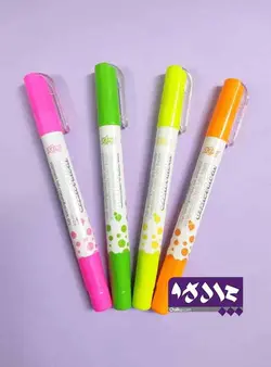 پک 4 رنگ ماژیک هایلایتر ژله ای کینگ 2