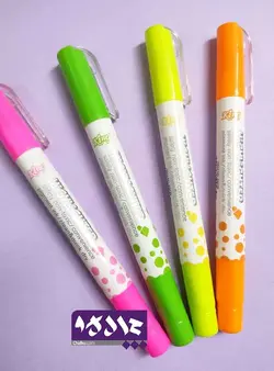 پک 4 رنگ ماژیک هایلایتر ژله ای کینگ 2