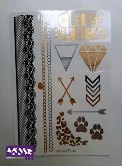 تاتو موقت طلایی