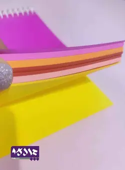 دفترچه برگه رنگی