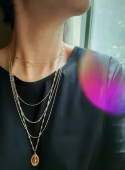 گردنبند چند لایه مریم