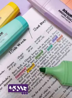 ماژیک هایلایتر پاستلی اسکول فنس 2