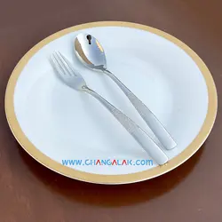 سرویس قاشق چنگال پالرمو براق طرح پوتنزا - چنگالک