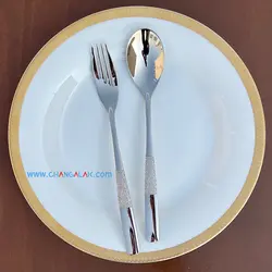 سرویس قاشق چنگال پالرمو براق طرح پوتنزا - چنگالک