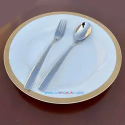 سرویس قاشق چنگال پالرمو براق طرح پوتنزا - چنگالک