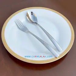 سرویس قاشق چنگال پالرمو براق طرح پوتنزا - چنگالک