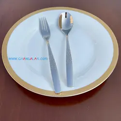 سرویس قاشق چنگال پالرمو براق طرح پوتنزا - چنگالک